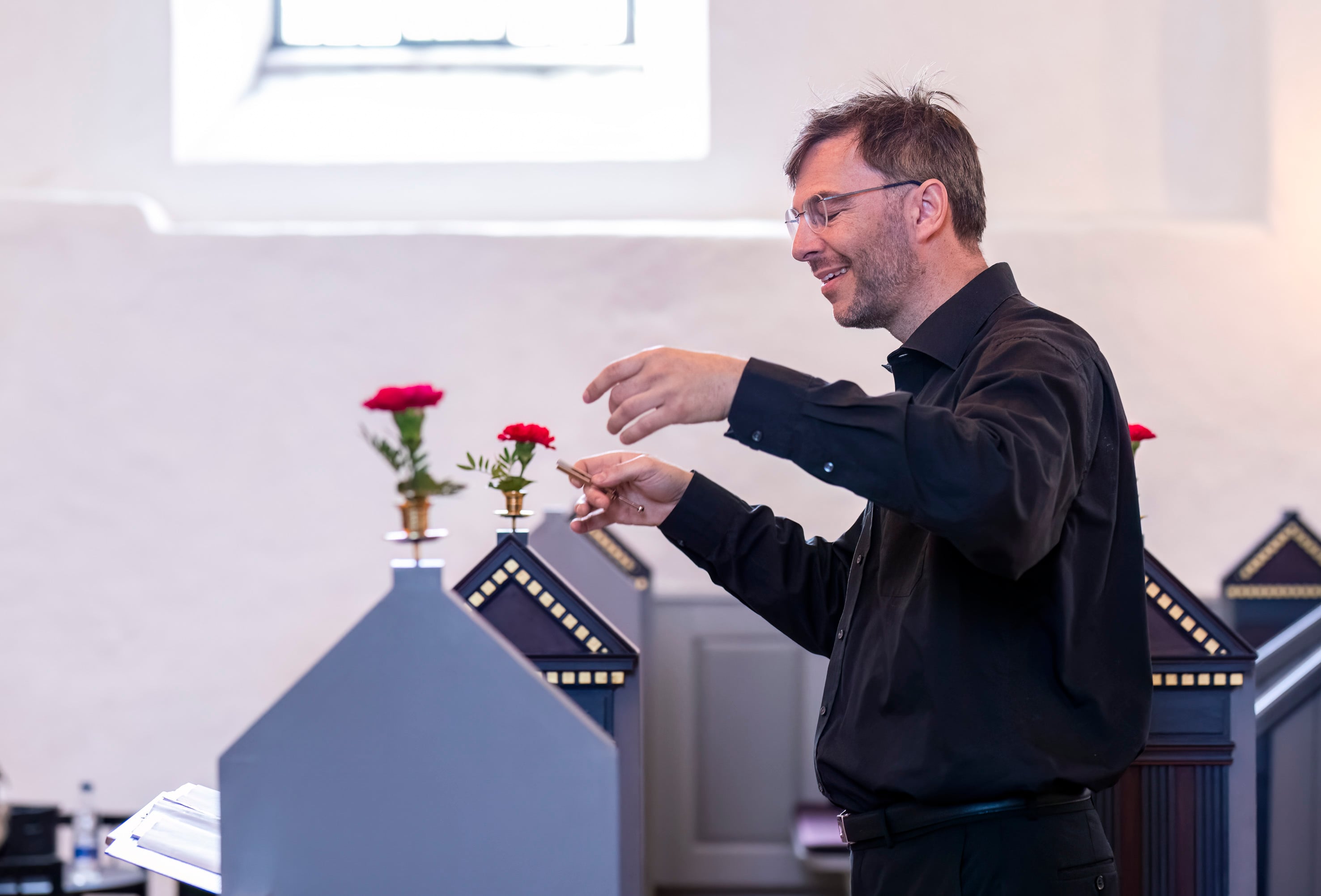Dirigent for Højlandskoret, Henrik Elmer Matthiesen